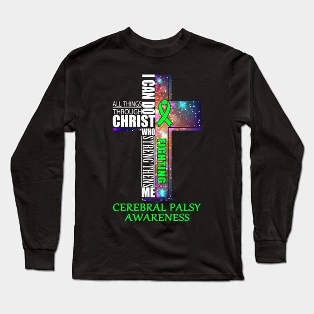 CEREBRAL PALSY Awaneress Support CEREBRAL PALSY Christmas Gifts Long Sleeve T-Shirt by ThePassion99